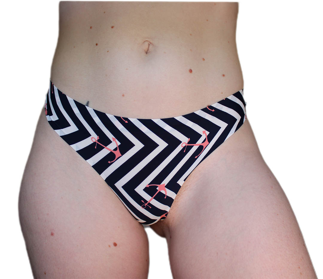 Sissy Nylon Thong - Image 16