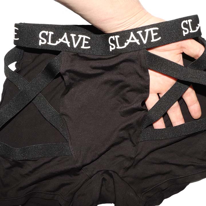Sexy Thigh Revealing Slave Boxers - Image 2