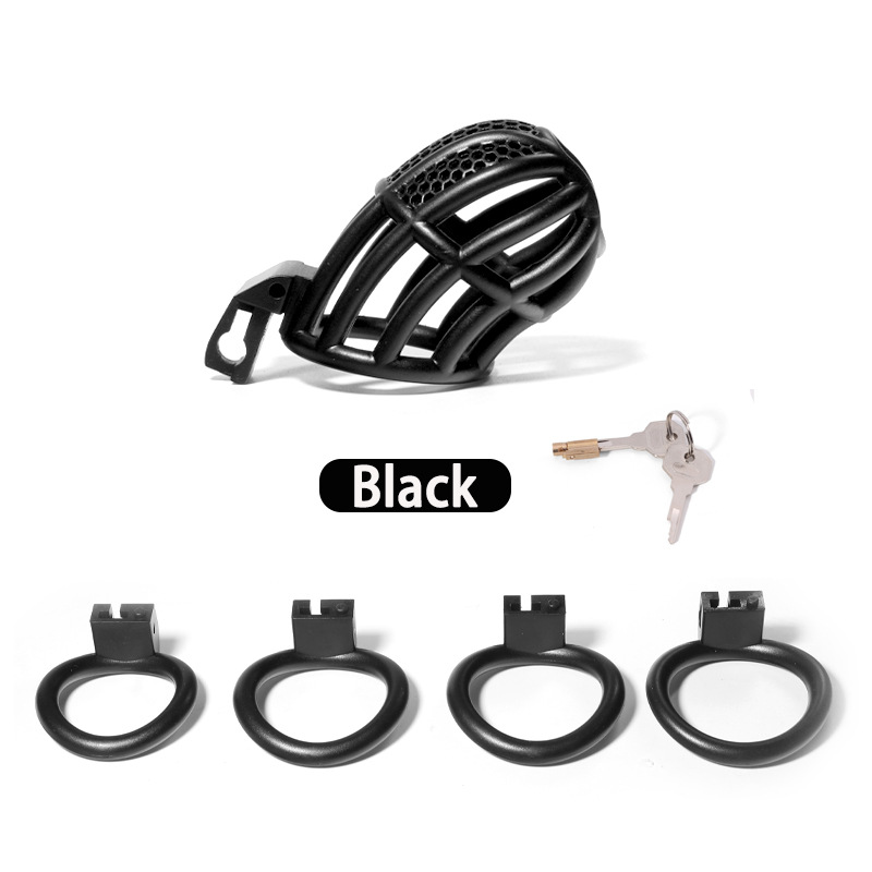 Nylon Mesh Resin Chastity Cage - Image 3